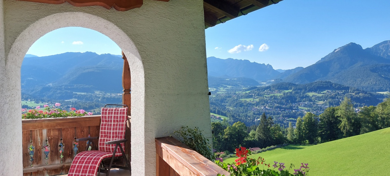 Balkon 1. OG Blick auf schlafende Hexe