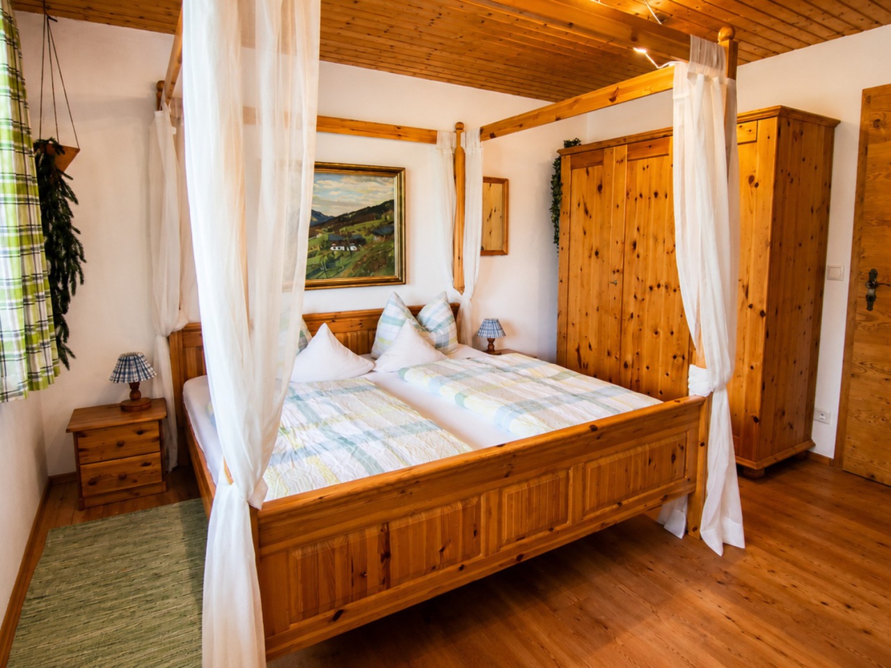 Schlafzimmer Ferienwohnung Hirscheck EG