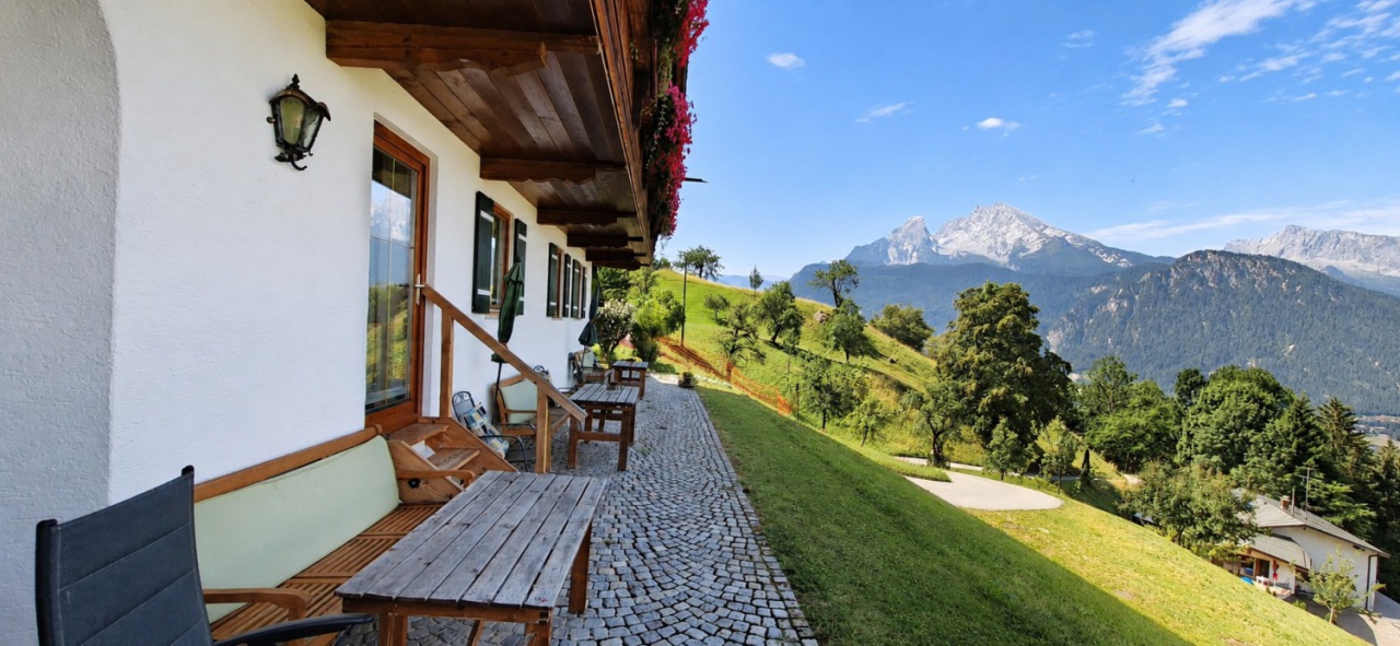 Terassenzugang Ferienwohnung Hirscheck